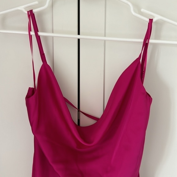 Garage Addison Fit & Flare Dress Raspberry Jam - Picture 5 of 6